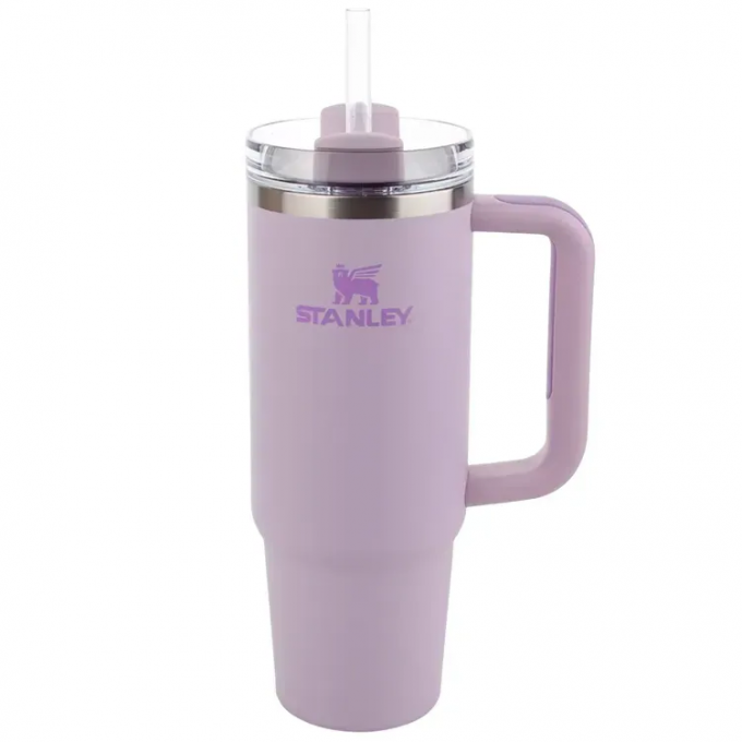 Термокружка STANLEY QUENCHER H2.0 0,88L () с трубочкой, фиолетовая 10-11912-011